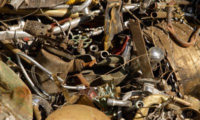 Messing afval ter recycling