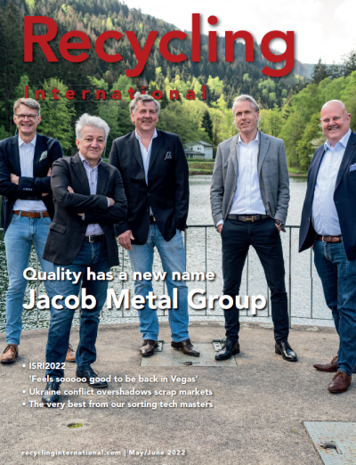 Cover Recycling International - management Jacob Metal Group